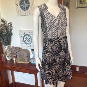 NWT Style&Co size small Patterned Black and White Dress